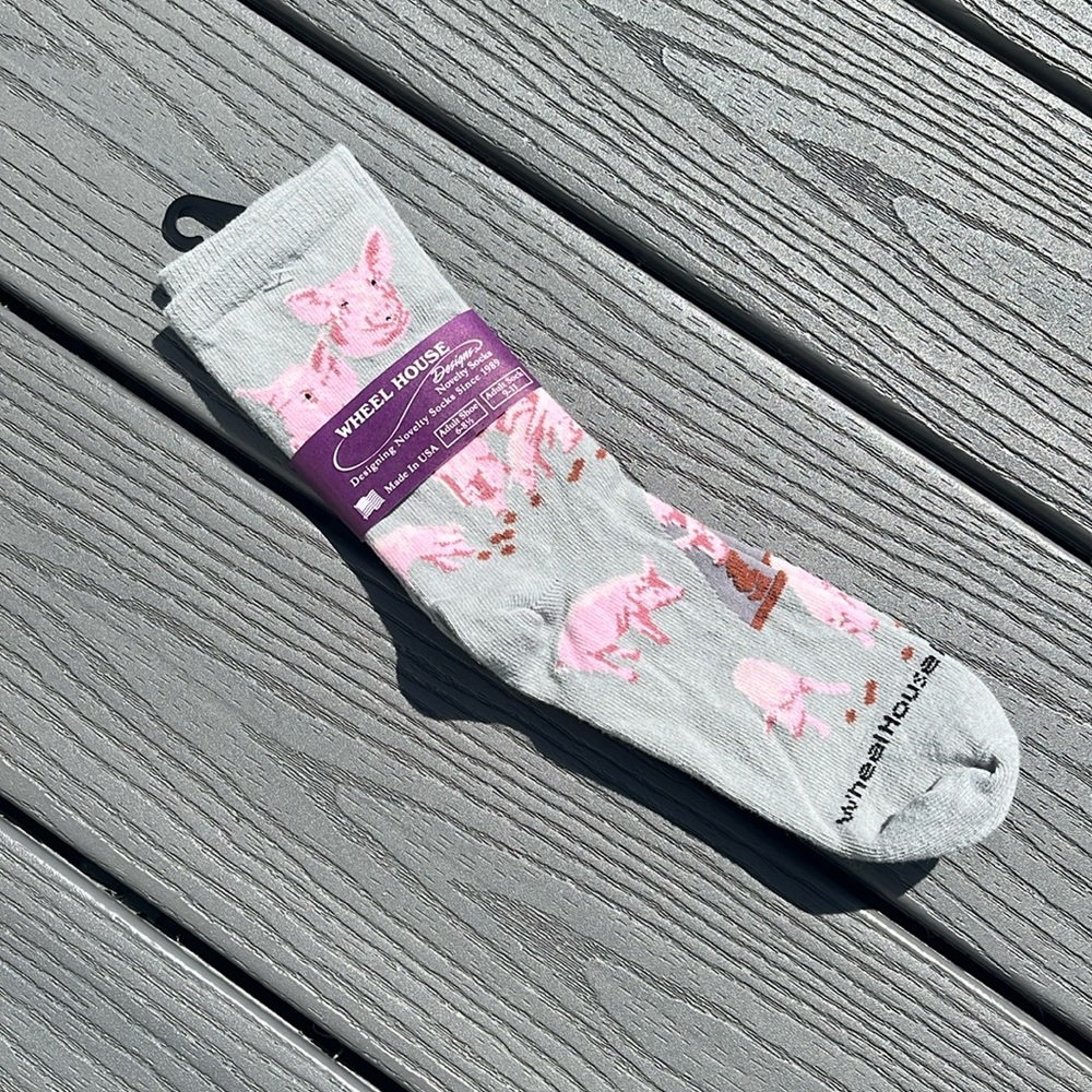 ❄️ Pig Themed Novelty Socks